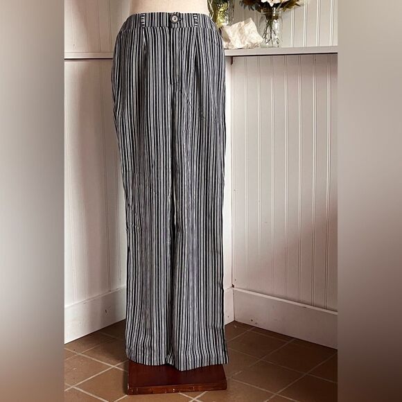 Emory Park Wide-Leg Striped Pants – Size Small (NWT) - Picture 2 of 9